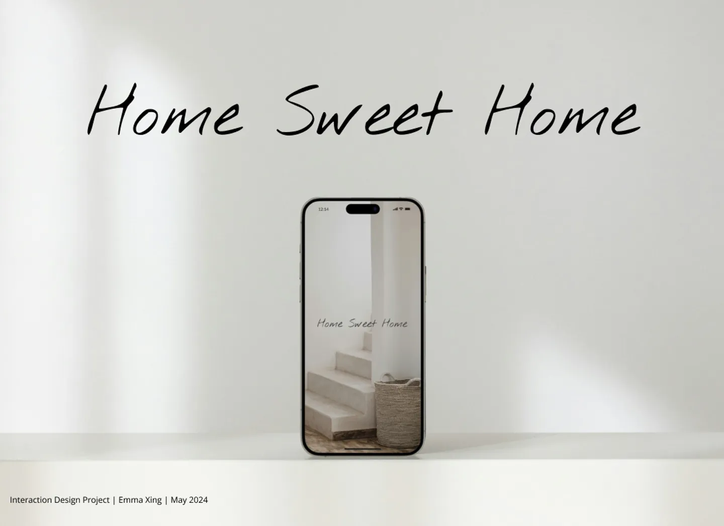 Image of Emma Xings project Home Sweet Home