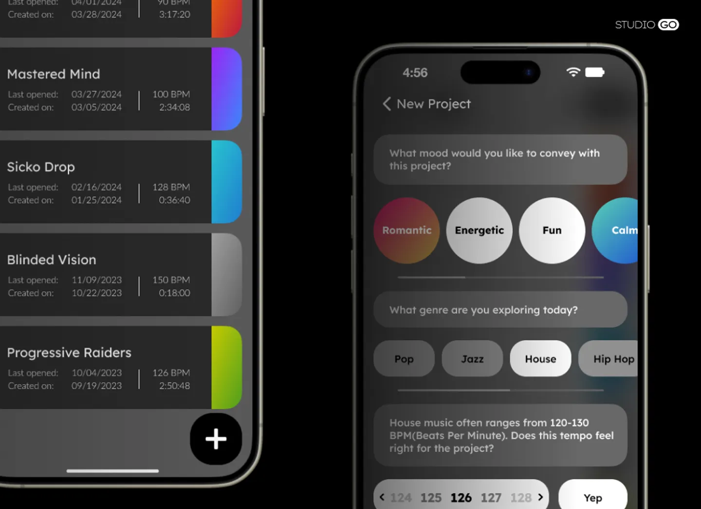 Image for the IxD project Studio Go