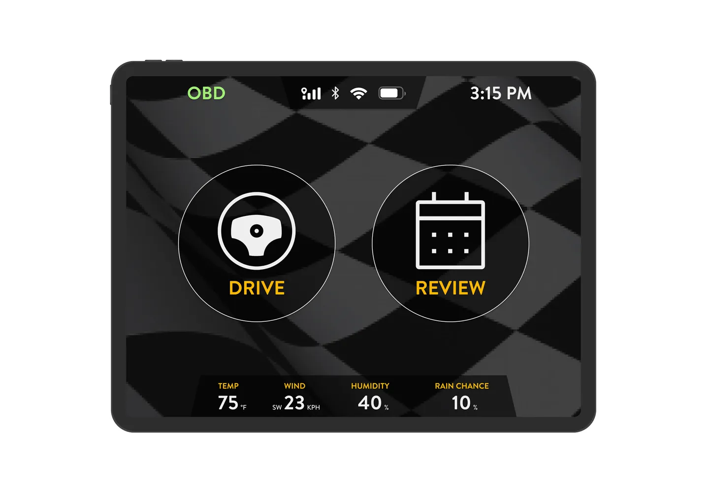 Image for the IxD project RacingControl