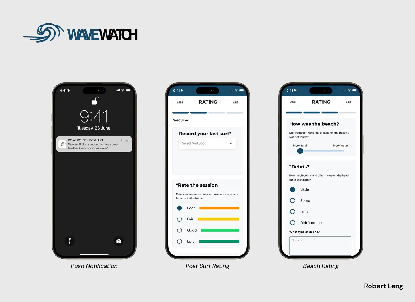 Image for the IxD project Wave Watch