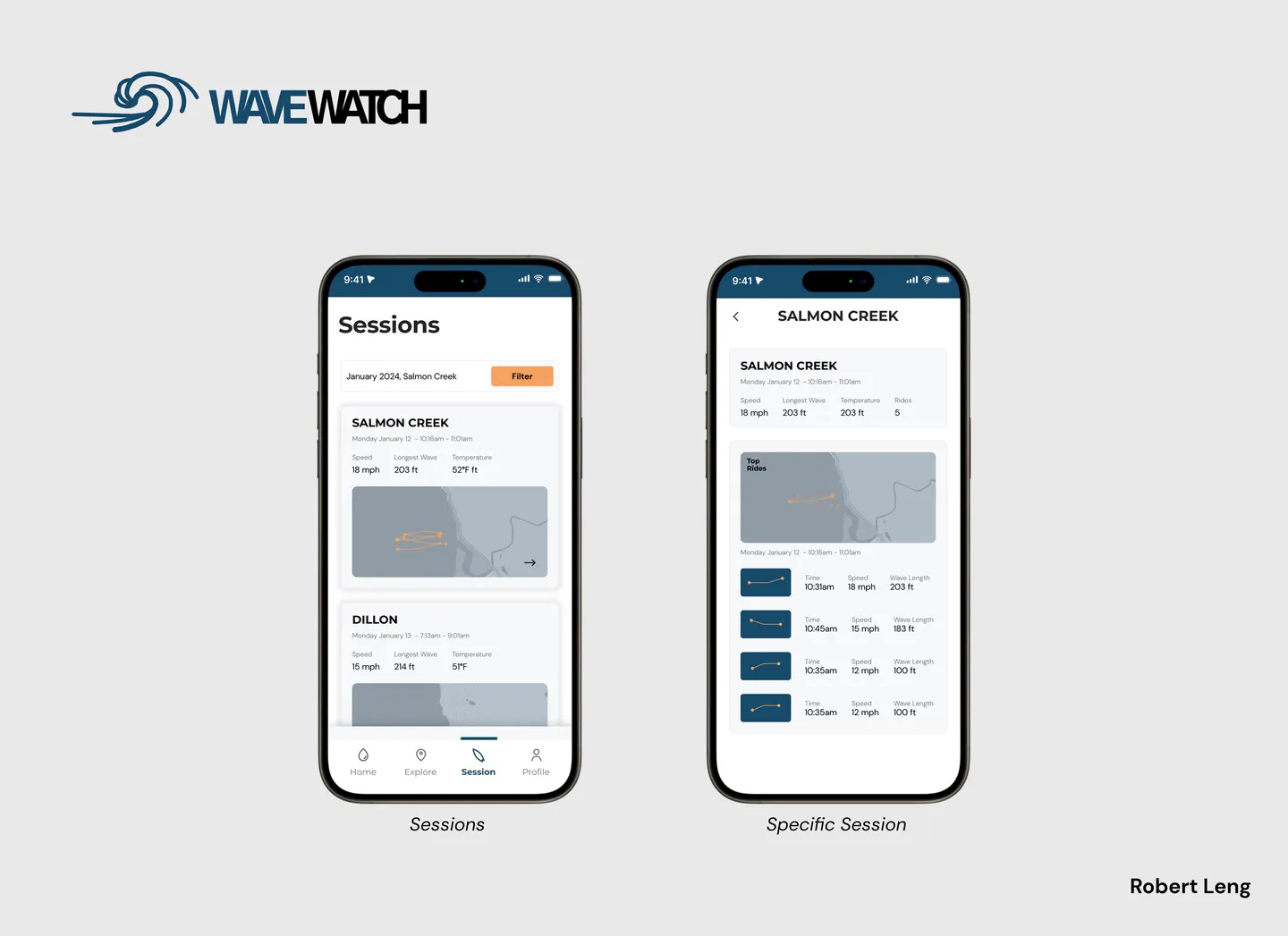 Image for the IxD project Wave Watch