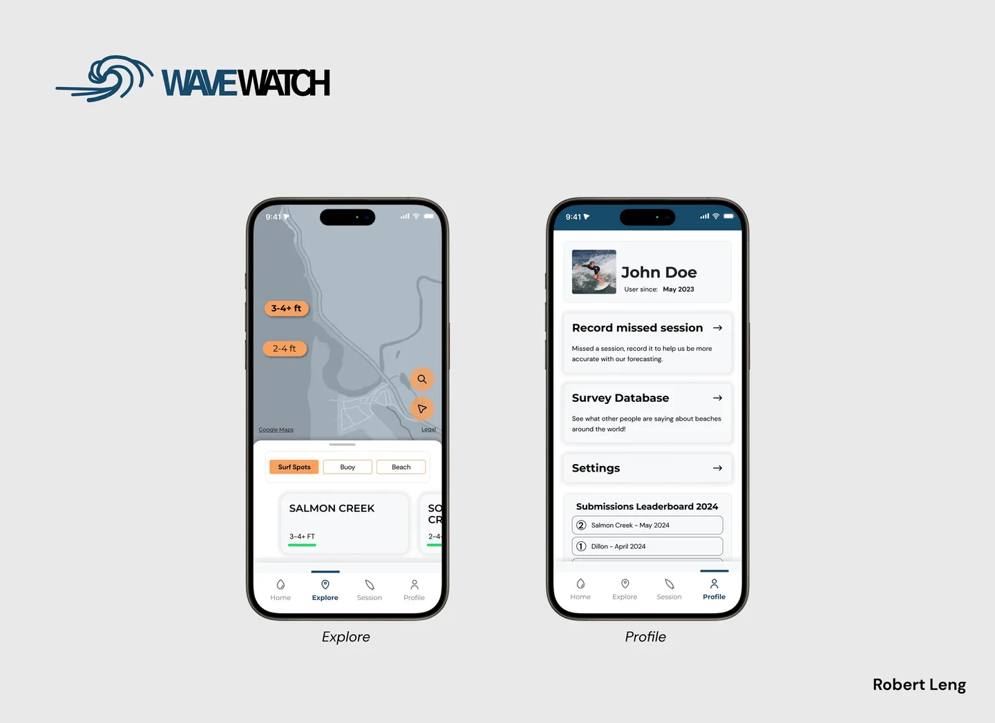 Image for the IxD project Wave Watch