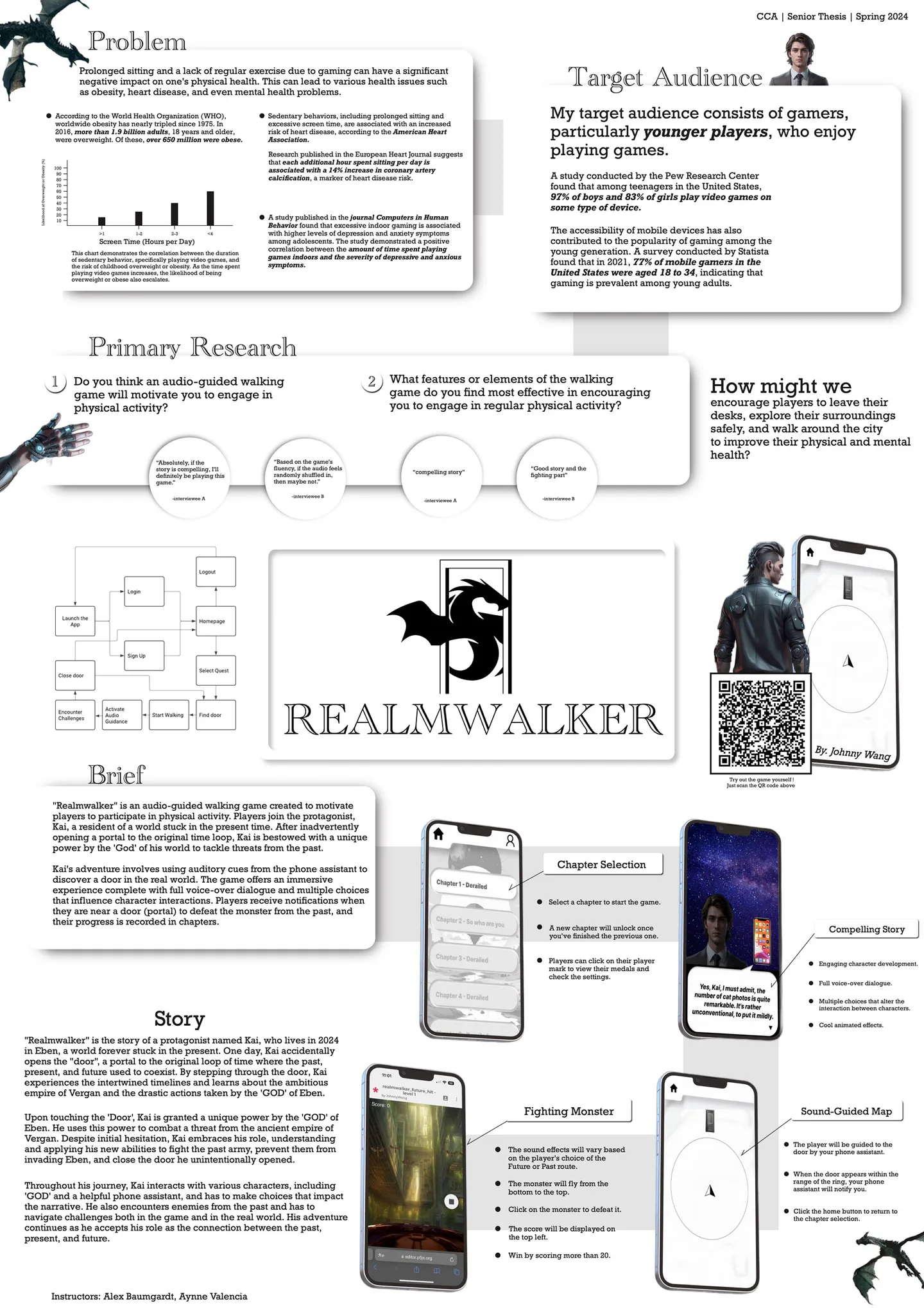 Image for the IxD project Realmwalker