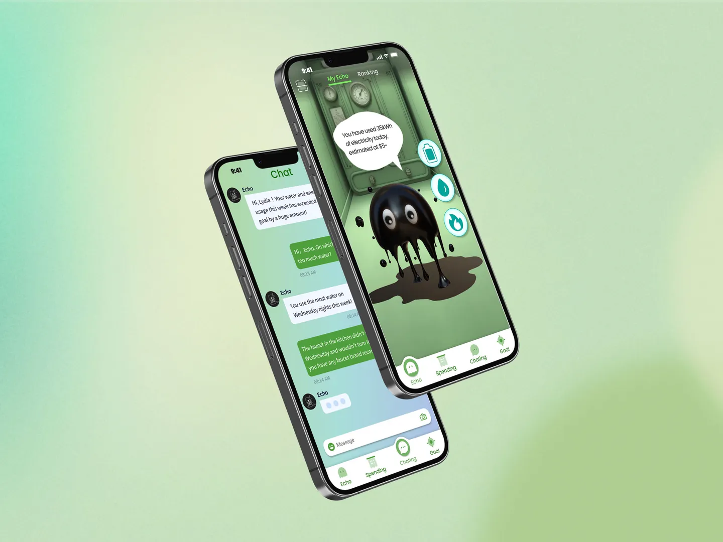 Image for the IxD project Echo