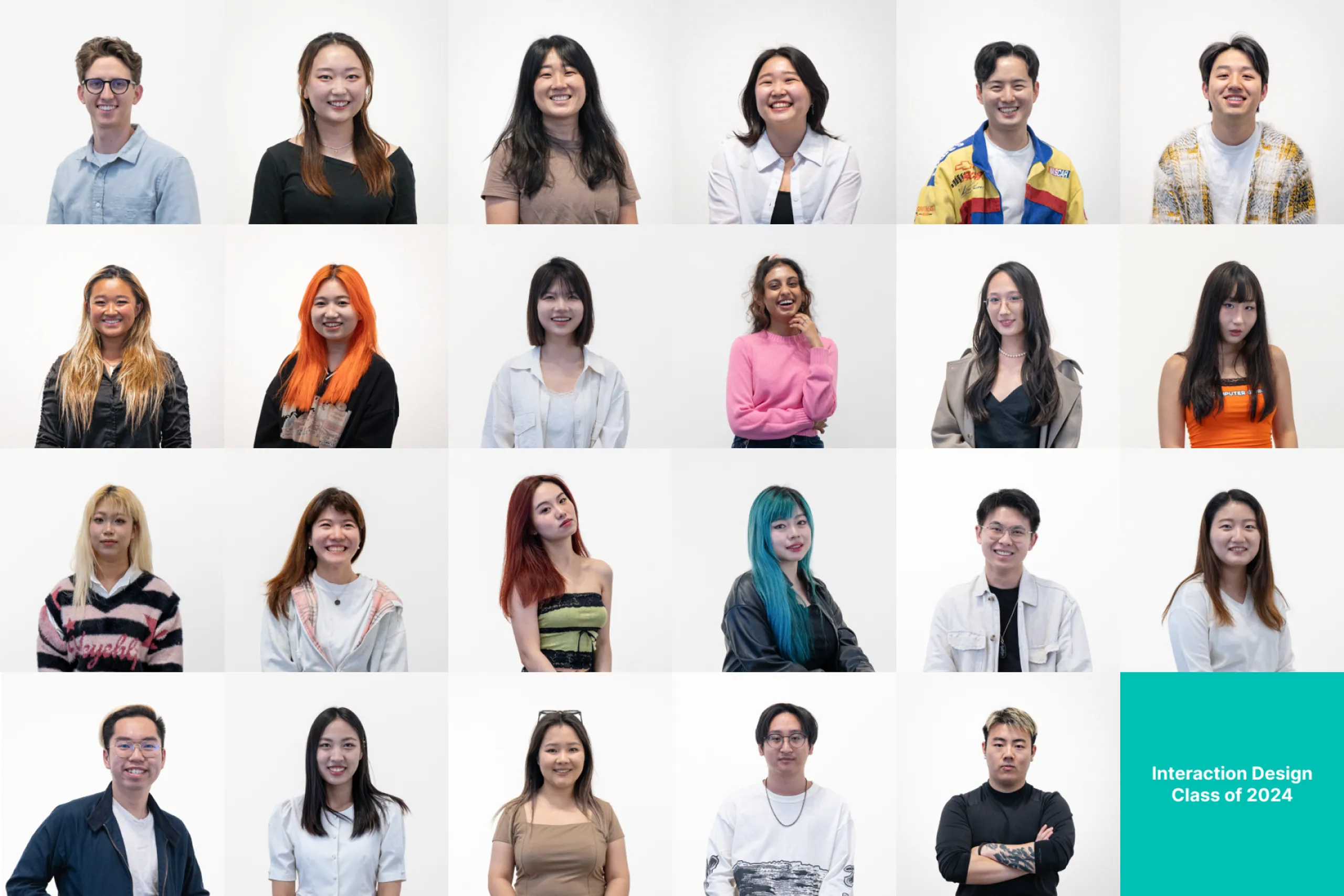 A photo of the CCA's 2024 IxD class